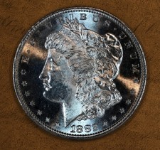 1882-CC Morgan Dollar Key-Date Gem Uncirculated Carson City PQ Piece