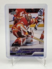Dustin Wolf 2023 Upper Deck Young Guns Rookie Card. rookie card picture