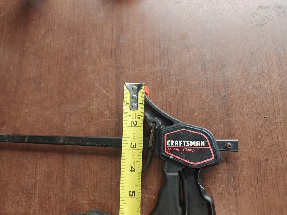 Lote de 2 Abrazadera de Barra Craftsman 18" Herramienta de Carpintería de Liberación Rápida de Alta Resistencia Bonita Foto 4 de 4