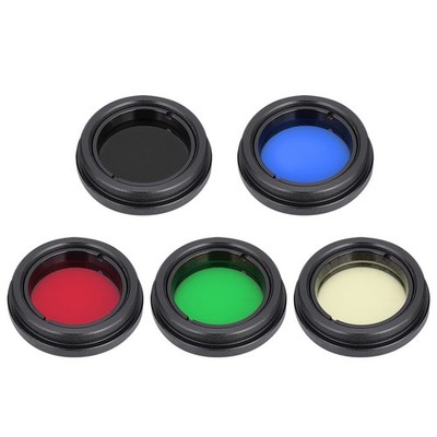 1.25/31.7mm Telescope Eyepiece Lens Color Filter For Moon Nebula Planet Sun SET