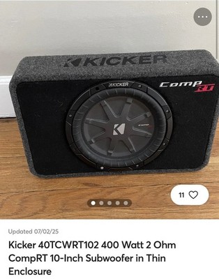 KICKER 43TC104 10 inch 150W Subwoofer