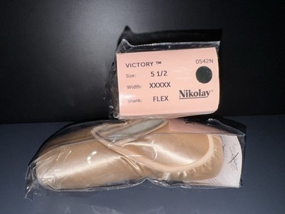 Nikolay Victory Pointe Shoes, 5.5 XXXXX   BRAND NEW! Rehearsal and Show Ready