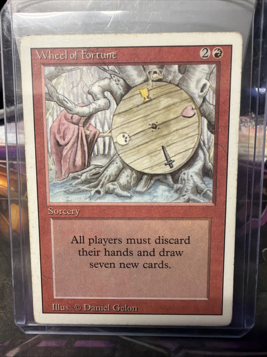 Wheel Of Fortune In Individual Magic: The Gathering Cards for sale