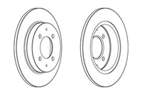 2 St. Ferodo Bremsscheibe Premier Coat+ Disc DDF1622C