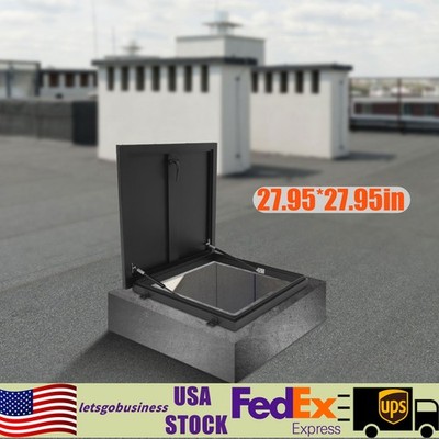 Roof Access Hatch Camper Roof Vent Skylight Roof Vent Hatch 71*71cm Opening Vent