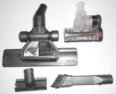 *4* Dyson - Flat Out Floor, Tangle Free Turbine, Upholstery Crevasse Brush S141