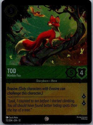 Wilds Unknown #72/204 Tod COLD FOIL