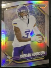 Panini Prizm Silver Jordan Addison #19 Minnesota Vikings 2025 NFL Football Card