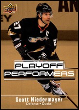 2009-10 UD #PP12 Scott Niedermayer - Playoff Performers HOF FREE SHIPPING!