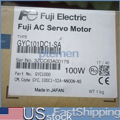 GYC101DC1-SA Fuji Original NEW Servo Motor Free Ship Factory Sealed 