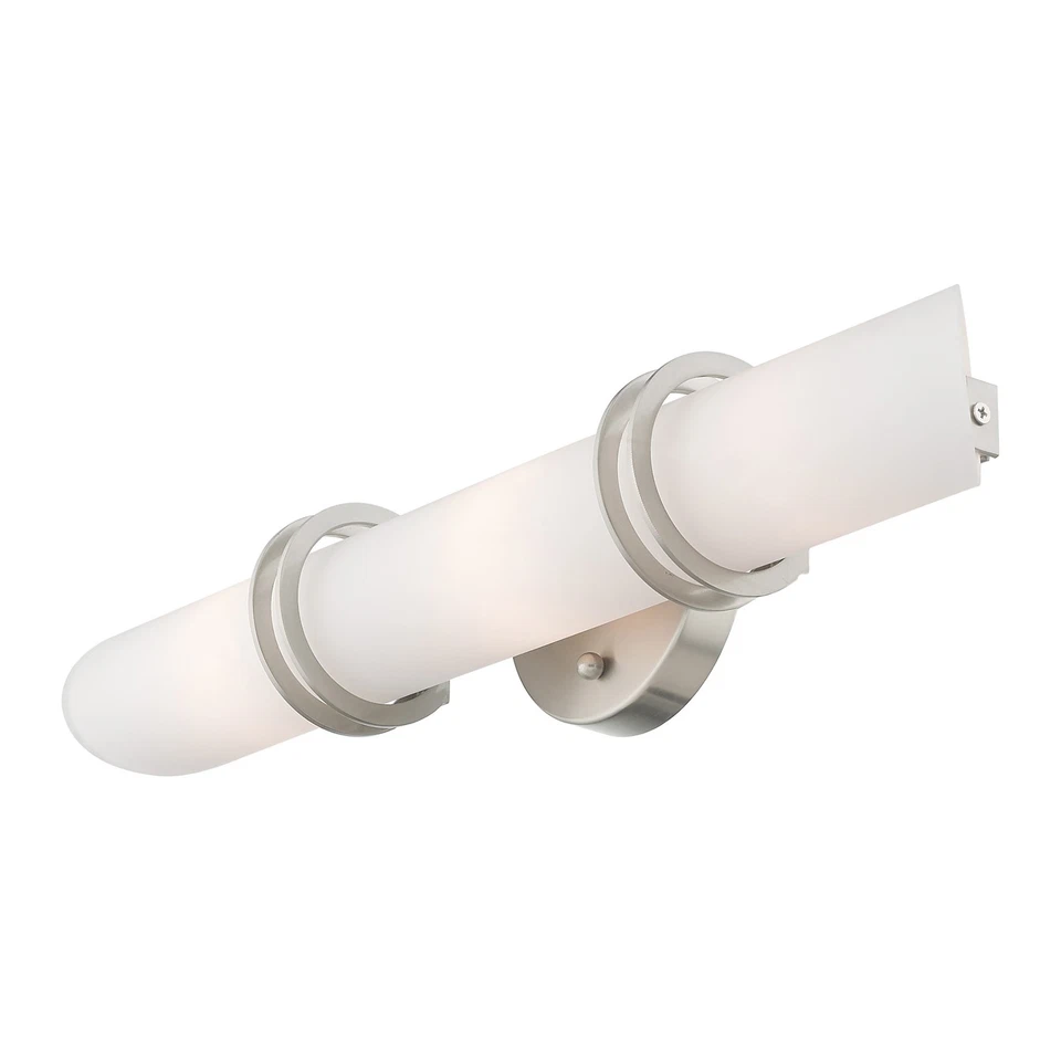 Luz de tocador de baño Livex Lighting 1903 cromada Pelham 3 luces Foto 3 de 4