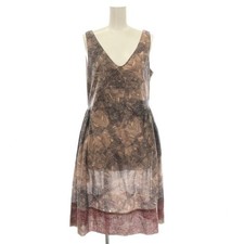 Marc by Marc Jacobs Knee-Length Dress, XS, Pink, Navy, Pattern