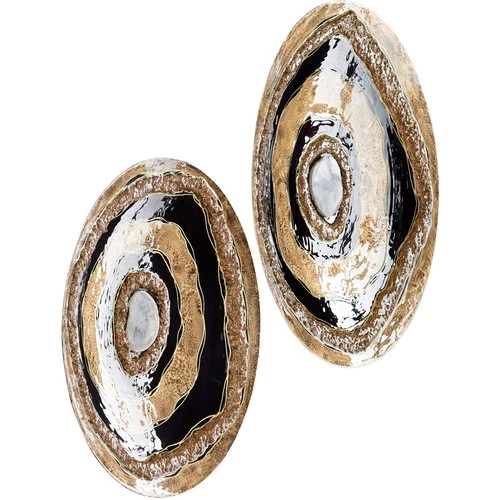 Cyan Design 11324 Skipping Rocks Gold and Black Wall Decor, Small - Picture 4 of 5