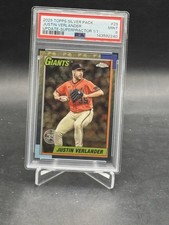 Marketplace image: 2025 Topps Chrome Justin Verlander Superfractor Silver Pack 1/1 PSA 9 Astros