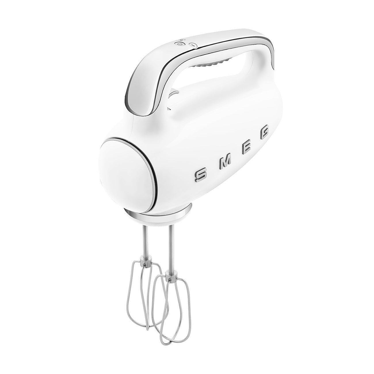 SMEG RETRO 50'S STYLE HAND MIXER IN WHITE 250W HMF01WHUK