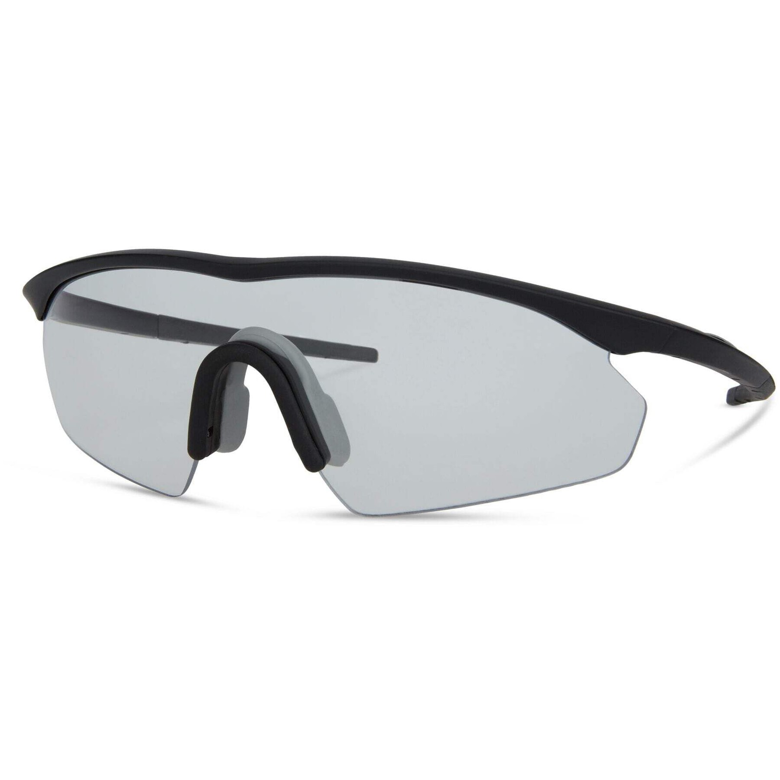 Madison Eyewear Shields Matt Black Sunglasses - Clear Lens