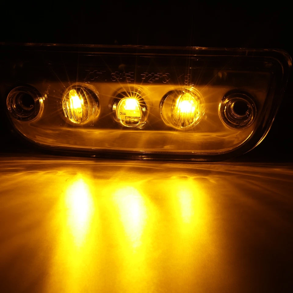 Luces LED de señal de techo Peterbilt 569 5 piezas para Kenworth T680 T770 T880 2015-2020 Foto 4 de 4