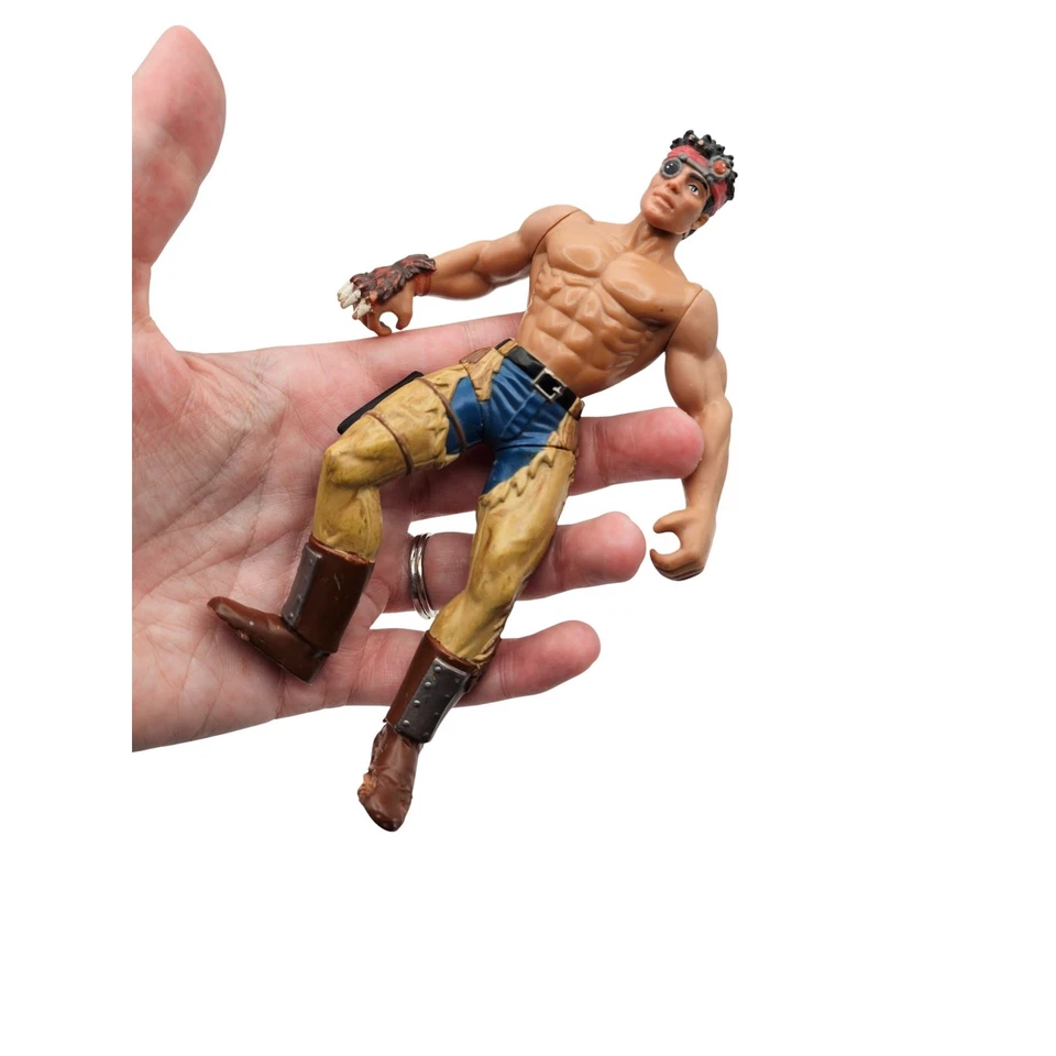 Figura de acción Playmates Turok Dinosaur Hunter Joshua Fireseed 6” 1998 Foto 4 de 4