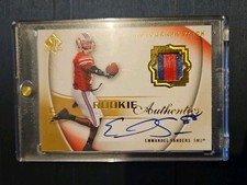 2010 SP AUTHENTIC GOLD RPA EMMANUEL SANDERS /25 - ON CARD AUTO