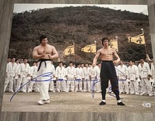 Bolo Yeung Signed Enter The Dragon 16x20 Photo Bruce Lee BAS COA
