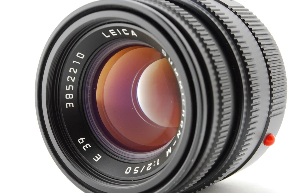[COMO NUEVO] Lente negra Leica Summicron M 50 mm f/2 3ª versión 3 V3 III E39 de JAPÓN Foto 2 de 4