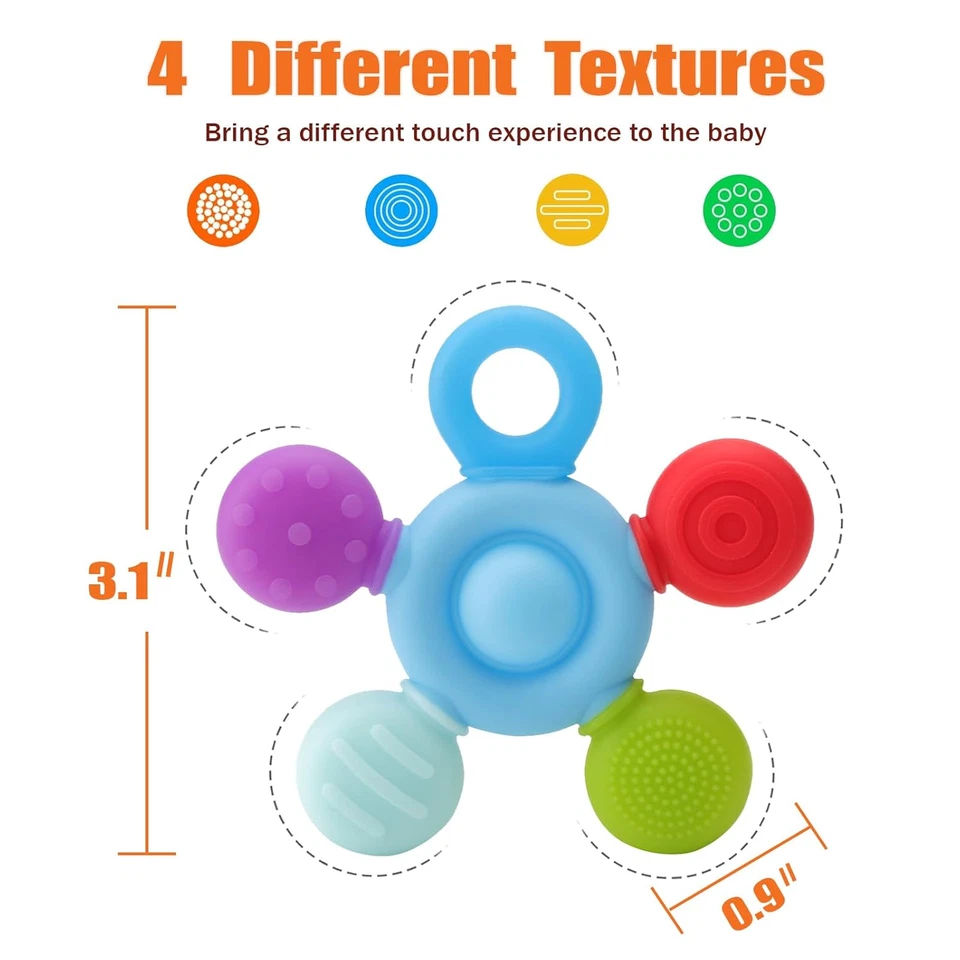 Chewy Necklaces for Sensory Kids, Seeway Silicone Chew Toys for Kids with ADHD A - Image 2 of 4