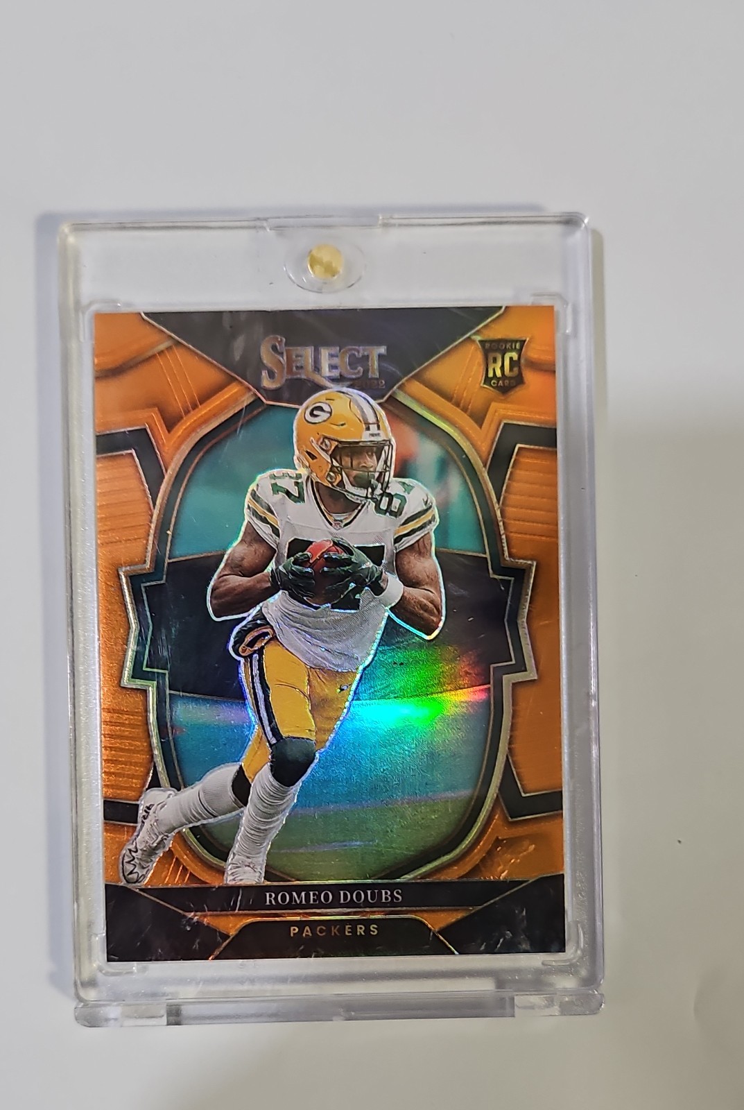2022 Panini Select - Concourse Romeo Doubs #54 Orange Prizm 43/49 RC