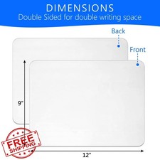 Small Dry Erase Board 9x12 Whiteboard Kids Office Pack of 2