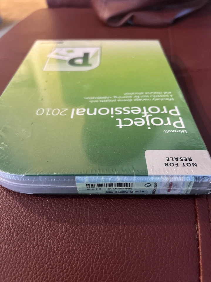 Microsoft Project Professional 2010,  NFR DVD New - Sealed Box - Image 3 of 3