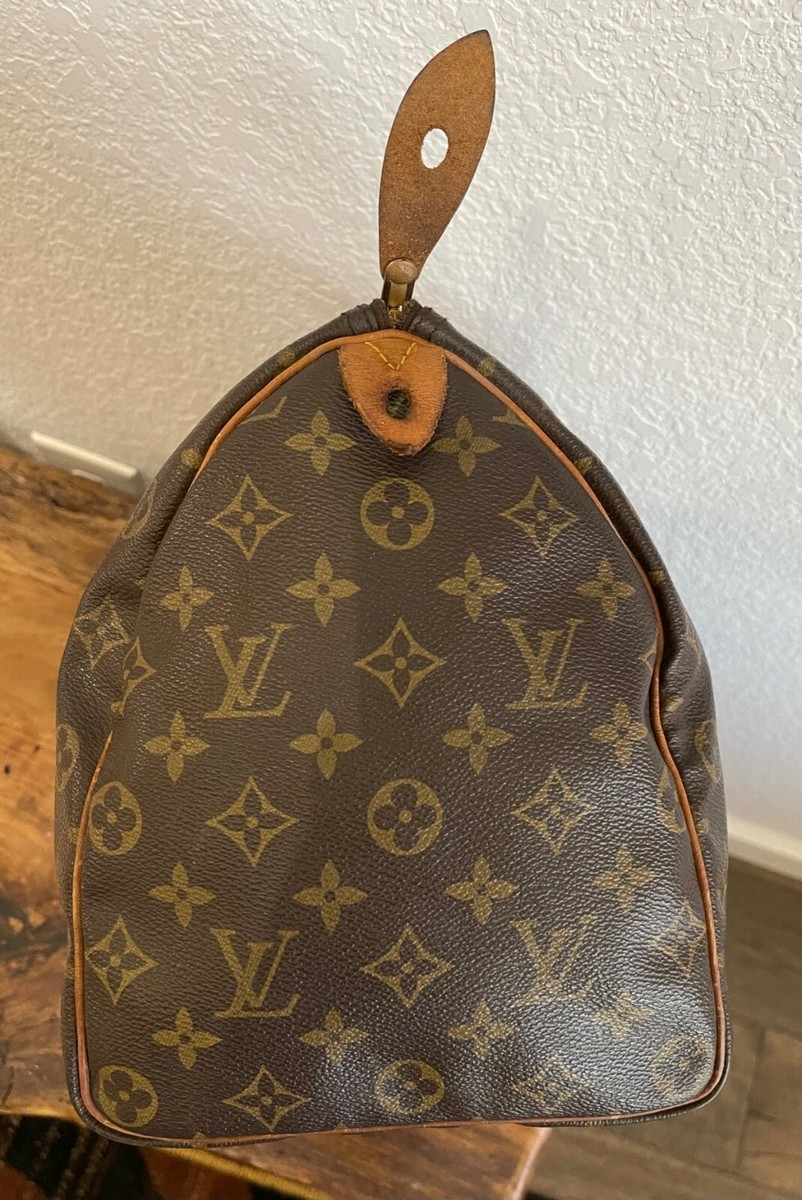 【希少】 LOUIS VUITTON LV Monogram Speedy 35 Vintage バッグ Louis Vuitton Vintage Louis Vuitton Speedy 35 Monogram