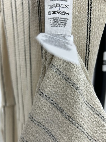 Ex Primark Damen Streifen leichter Krepp selbstbindender Gürtel Overall Größen 12 18 - Bild 11 von 11