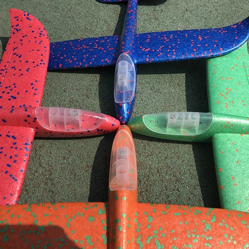 1x 48cm EPP Foam Hand Throw Airplane Outdoor Launch Glider Plane Kids Toy - Picture 3 of 16