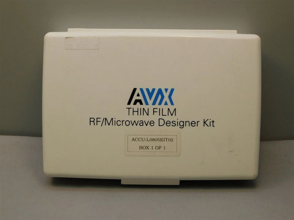 AVX ACCU-L0805KIT02 Kit de diseño de inductor de película delgada RF/microondas 1,8-22nH Foto 2 de 2