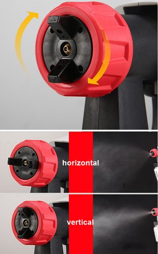 Electric Paint Spray System, 800 Ml, Handle Paint Gun, Wall Paint, HVLP Portable Paint Spray Gun, Adjustable Paint Flow, 650 W, 3 Nozzles, 3 Spray - View #10