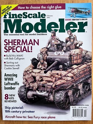 Sherman Tank Guide, Feb 2002 Fine Scale Modeler Magazine