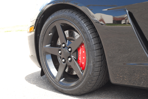 2001-2004 Chevy "Corvette" Z06 C5 Front Rear Red MGP Brake Disc Caliper Cover - 第 8/10 張圖片