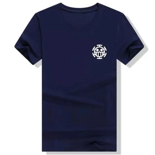 T-shirt adulto One Piece Trafalgar Law simbolo pirata anime taglia e - Foto 1 di 15