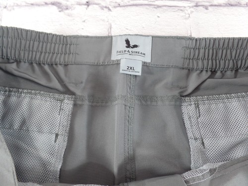 New Field & Stream Men's Cargo Shorts Flat Front Gray Size 2XL - Picture 8 of 8