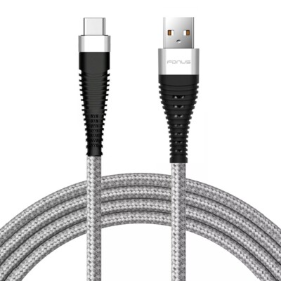 Long 10ft USB-C Fast Cable Charger Cord Type-C Power Wire for Phones Tablets