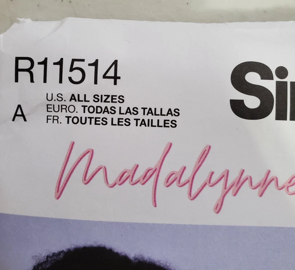 Simplicity R11514 Swimsuit Bathing Suit One-Piece Madalynne Miss XS - 4XL UNCUT - Image 2 of 4