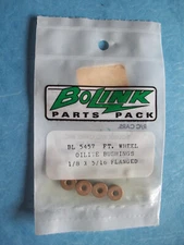 VINTAGE BOLINK 5457 FRONT WHEEL OILITE BUSHING 1/8 X 5/16 FLANGED BL-5457 NIP