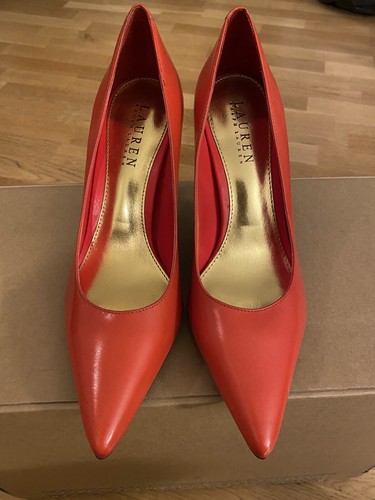 Lauren Ralph Lauren LRL Red Leather 