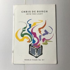 Chris De Burgh souvenir programme for the 'Into the Light' 1986-87 World Tour