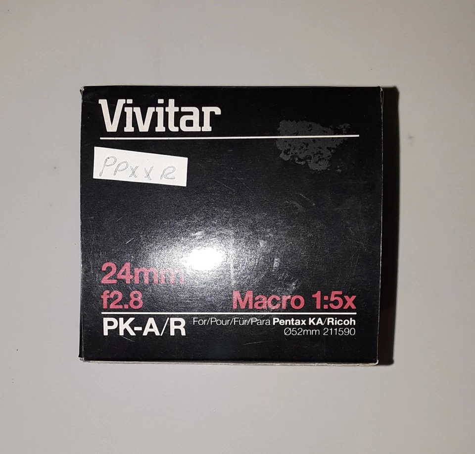 Vivitar 24mm/f2.8 Intechangeabe Macro 1:5x Lens for Pentax KA/Ricoh (BRAND NEW!) - Image 4 of 4