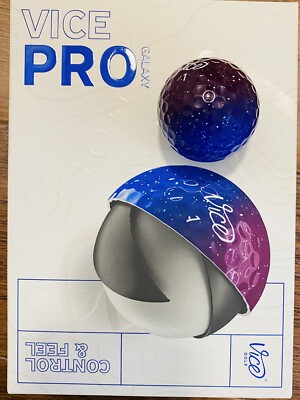 1 x VICE PRO GALAXY Golf Ball Limited Edition