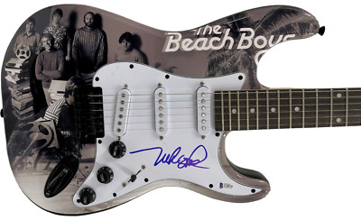 Mike Love Signed Full Size Electric Guitar The Beach Boys Autograph Beckett
