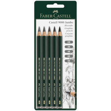 Image of Faber-Castell 9000 Jumbo Graphite Pencil Set (5pc)