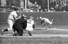 Baseball World Series Cincinnati Reds Jim Otoole In Action 1961 Old Photo 1