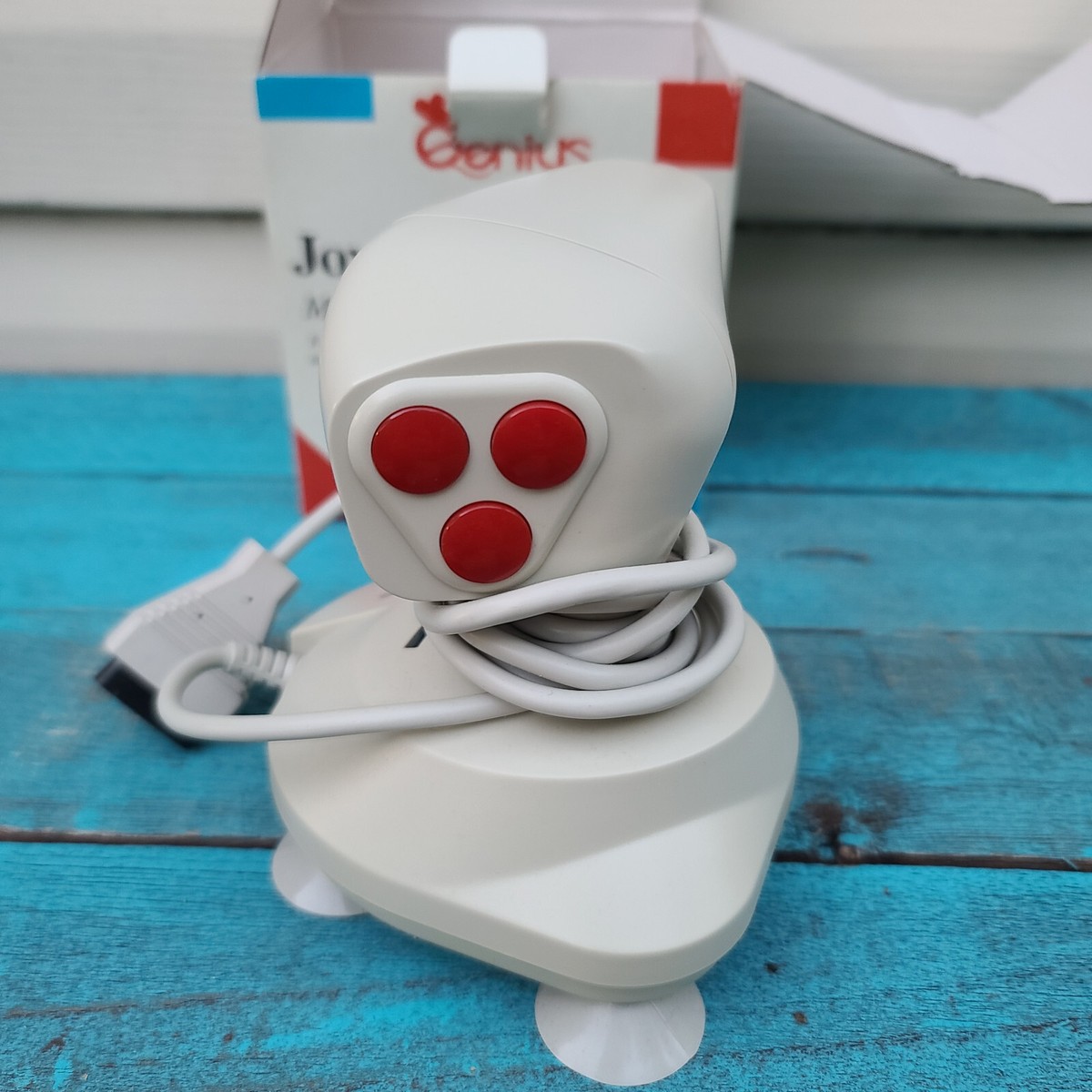 Vtg Genius JoyStick Model J-12 for IBM PC 286 386 486 Vtg Genius JoyStick Model J-12 for IBM PC 286 386 486