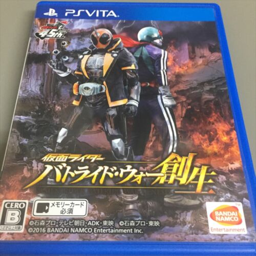 PSV PS Vita Kamen Rider Battride War Genesis Japanese Version game F/S - Afbeelding 1 van 3